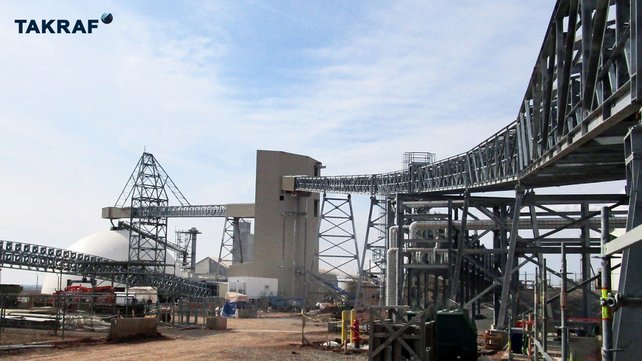 Reference picture of an in-plant conveyor.