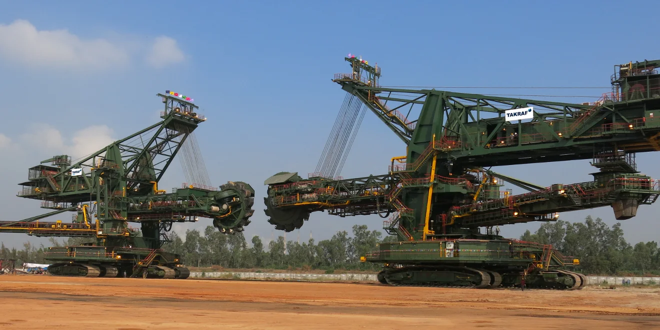 TAKRAF 1,400 l Bucket-Wheel Excavator in Neyveli, India