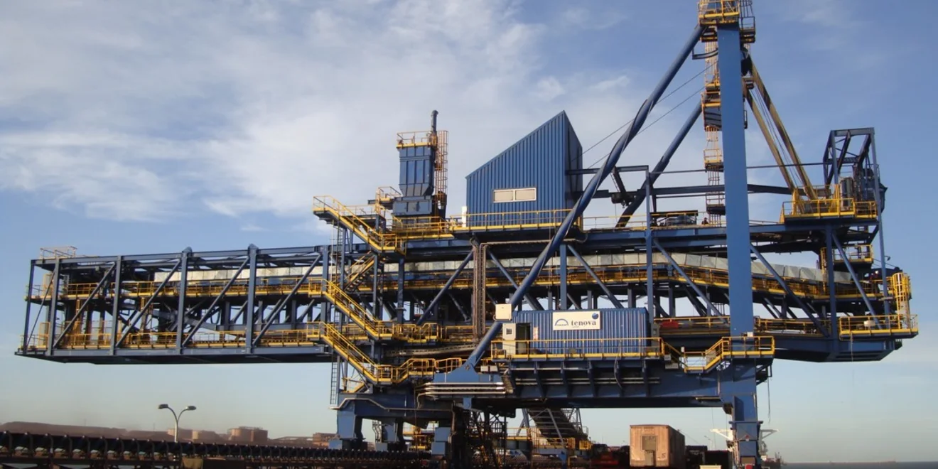 TAKRAF Ship Loader in Mauritania.