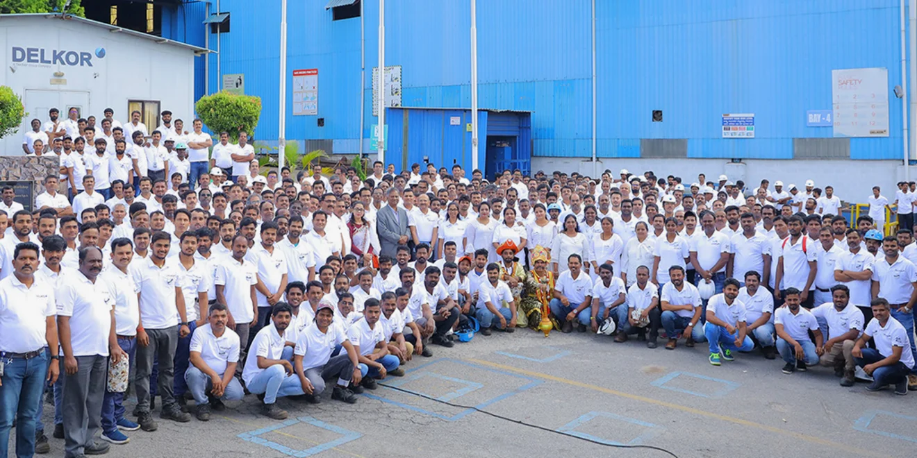 DELKOR India team at the event