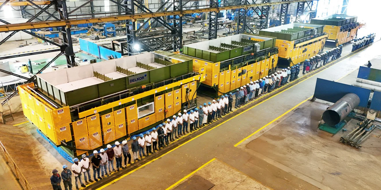 Delivery of BLS with a capacity of 40 m² each.