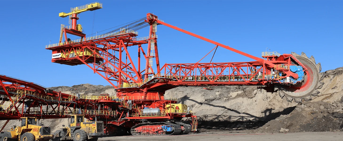 TAKRAF Bucket-Wheel Excavator in China.