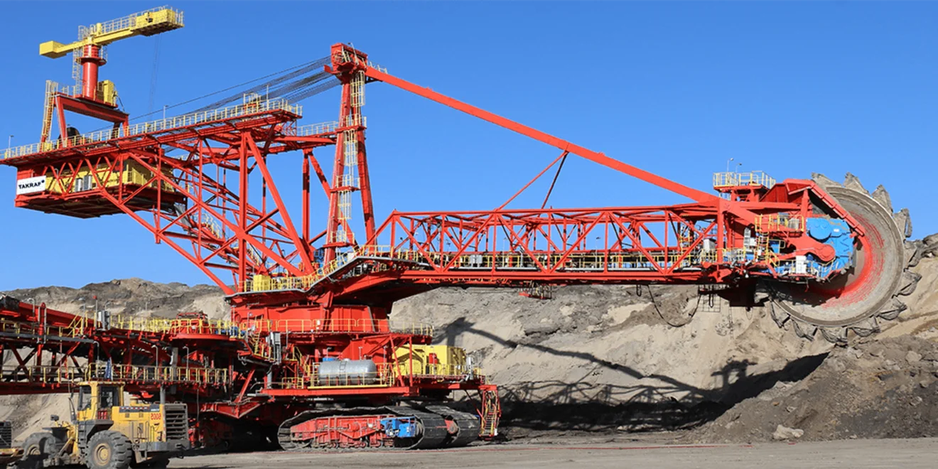 TAKRAF Bucket-Wheel Excavator in China.