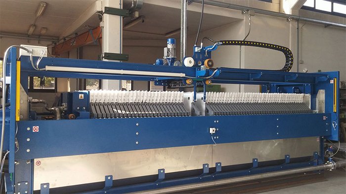 DELKOR sidebar filter press technology (DELKOR FP SB) sidebar filter press