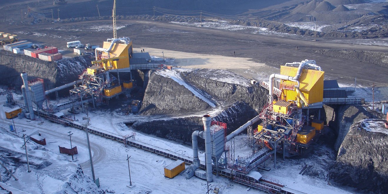 IPCC system with a design capacity of 4,250 t/h in Kazakhstan