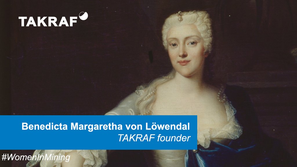 The photo shows Benedicta Margaretha von Löwendal, who received a concession from the Saxon King Augustus the Strong to build and operate a complete plant for iron production in July 1725.