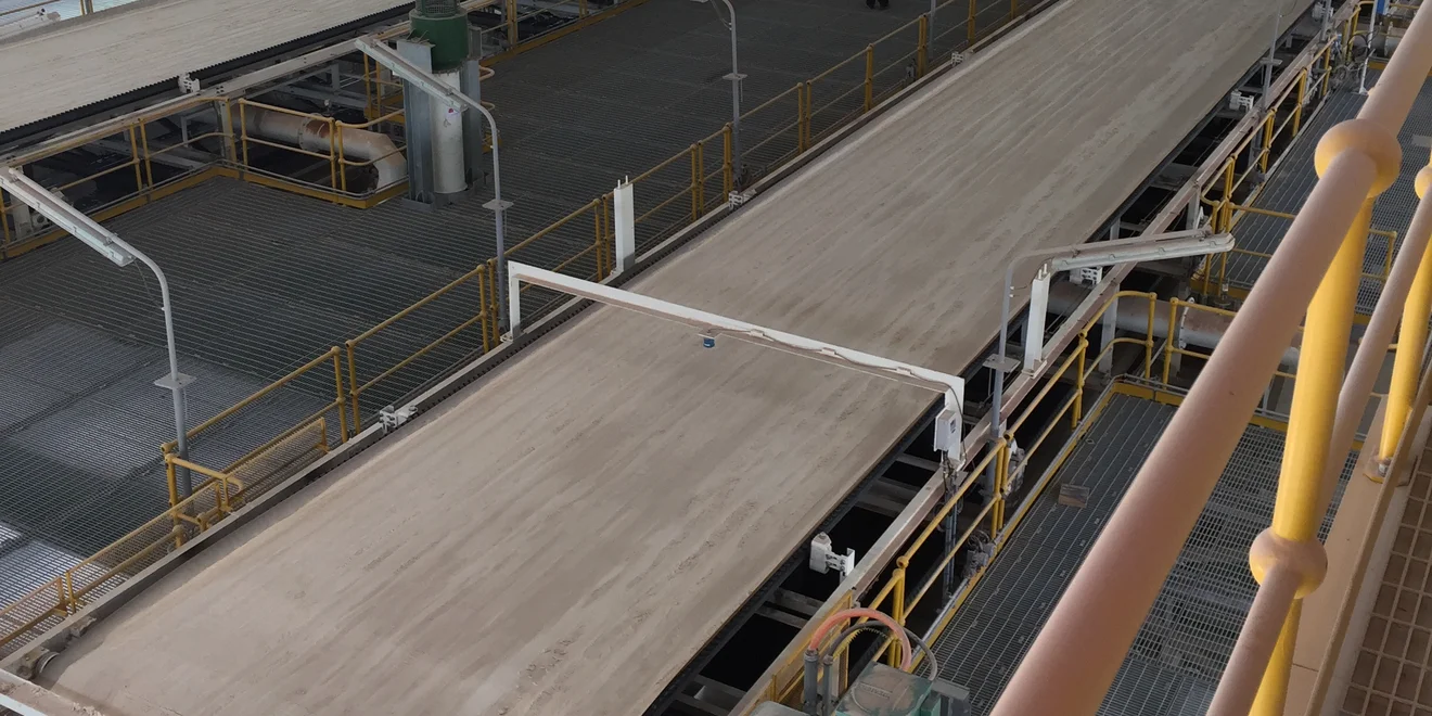 ELKOR Horizontal Vaccum Belt Filters (HBFs) for concentrate and two 85 m² HBFs for tailings