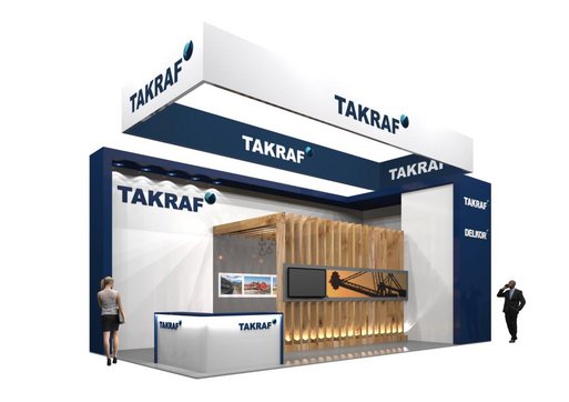 TAKRAF stand on Electra Mining in Johannesburg,South Africa