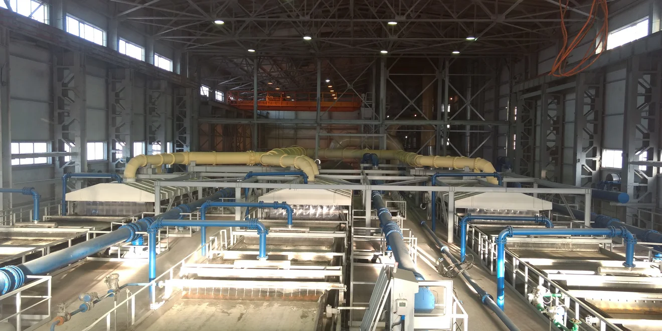 DELKOR Horizontal Vacuum Belt Filters for phosphoric acid filtration