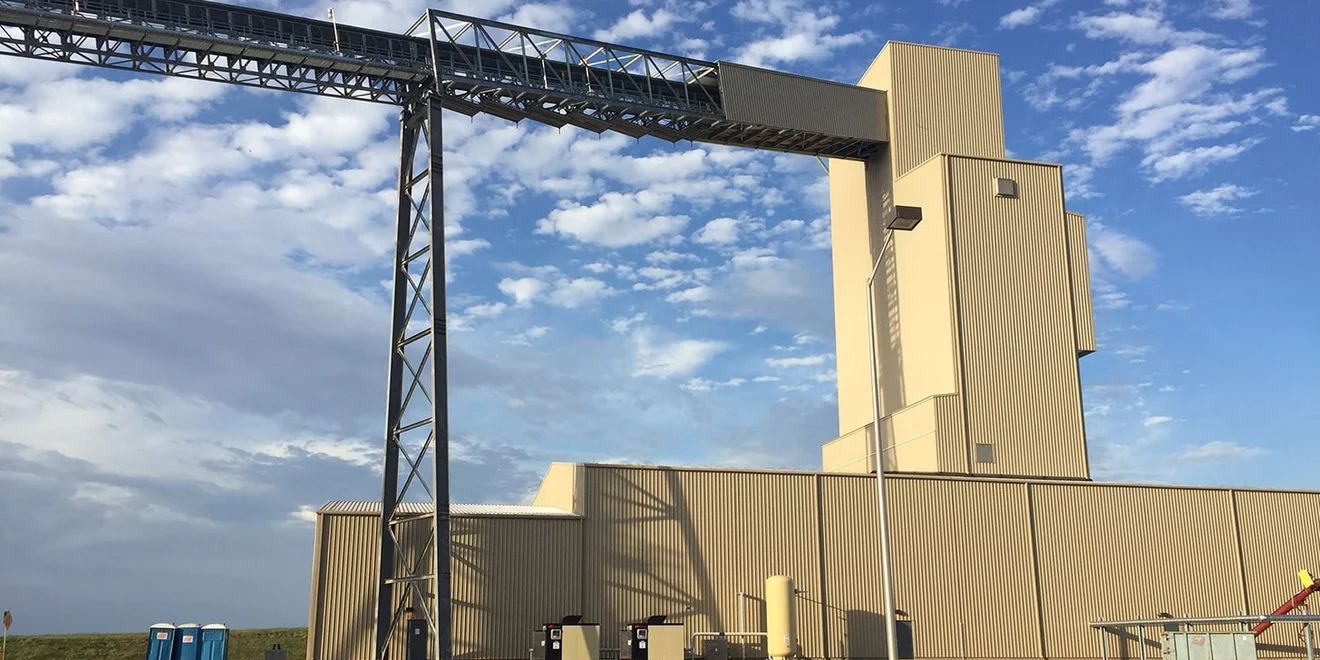 Load out station in the USA.