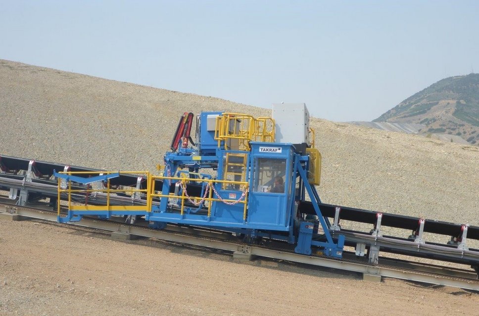 TAKRAF maintenance cart, copper mine USA