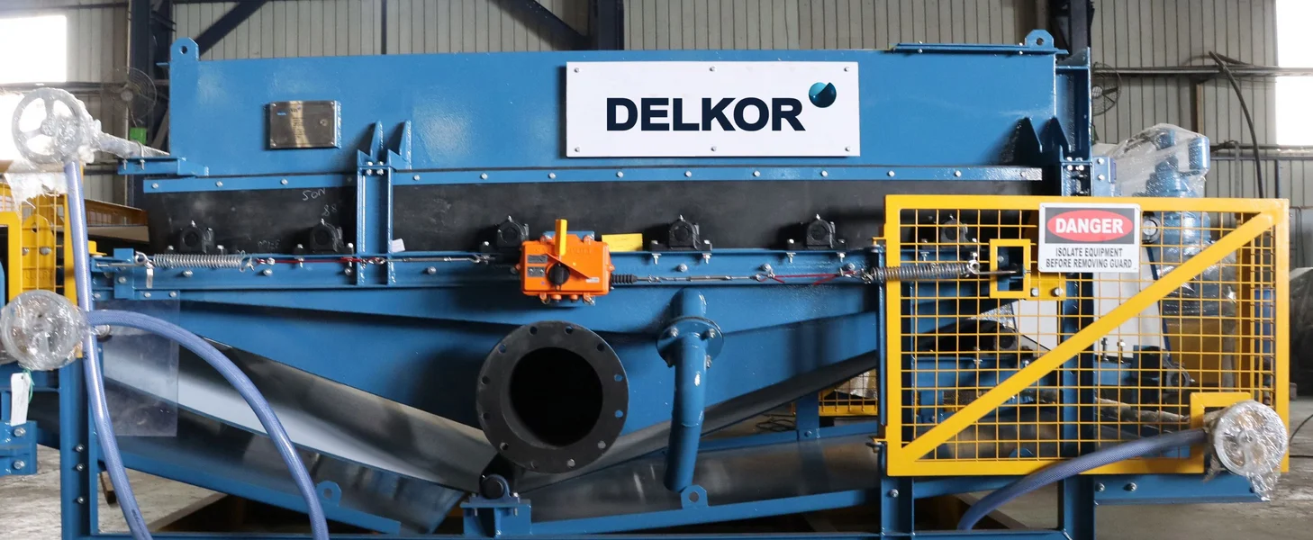 DELKOR Belt Linear Screen for copper Zambia Africa