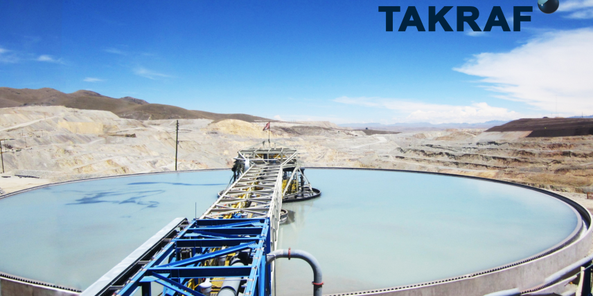 DELKOR Thickener with a diameter of 60 m in Peru