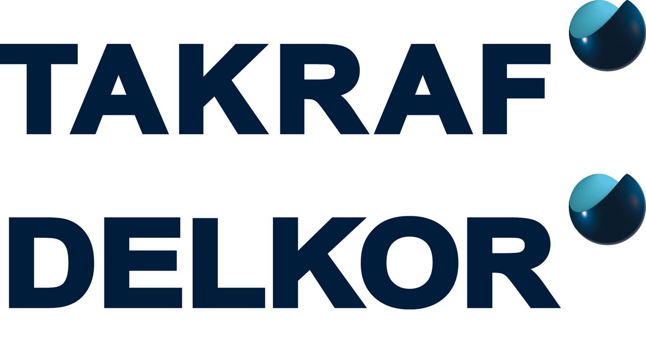 TAKRAF and DELKOR logos