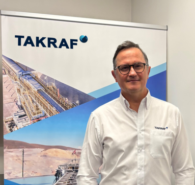 Luca Romanengo, the new Managing Director of TAKRAF Chile S.p.A. and TAKRAF SAC in Peru.
