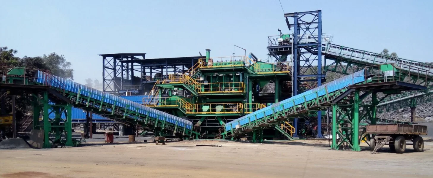 APIC jigging plant for recovery of metal from ferrochrome slag DELKOR APIC jigging plant for metal recovery from ferrochrome slag