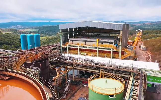 DELKOR Dry Stack Tailings System with thickener and conveyor in Brazil.