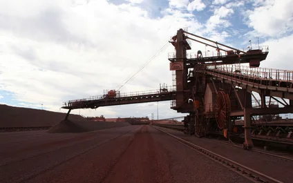 TAKRAF Stacker for Lumpy Iron Ore
