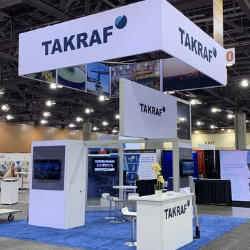 TAKRAF booth at MINExpo