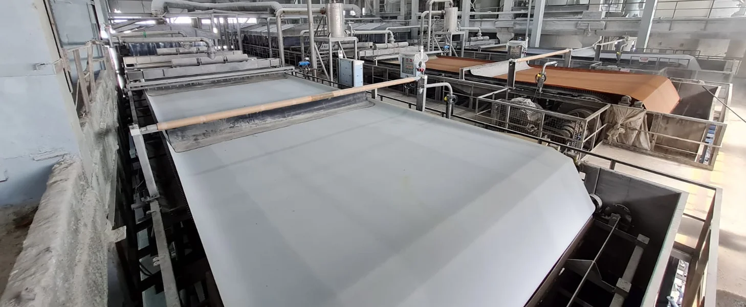 DELKOR Horizontal Vacuum Belt Filter for phosphoric acid slurry filtration Three DELKOR 110 m² horizontal vacuum belt filters (HBF) for phosphoric acid slurry filtration in Kazakhstan