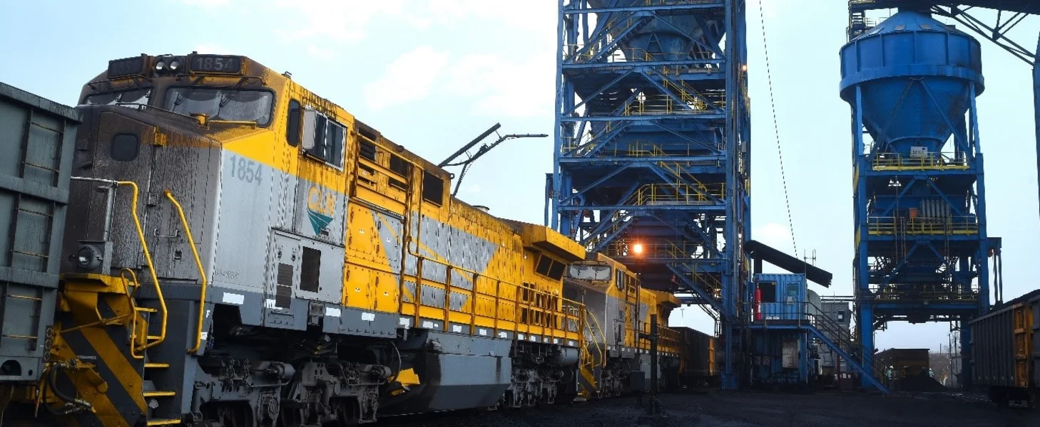 TAKRAF Wagon Loadout Station in Mosambique, Africa.