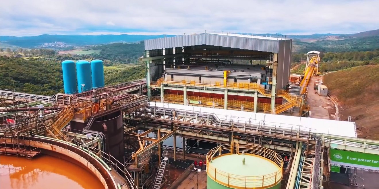 Dewatering plant with thickener and filter presses as part of a Dry Stack Tailings system.