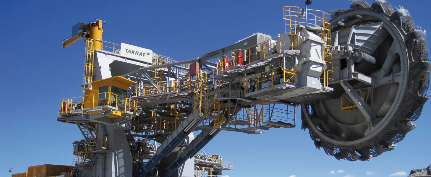 TAKRAF Bucket-Wheel Excavator in Mazedonia.