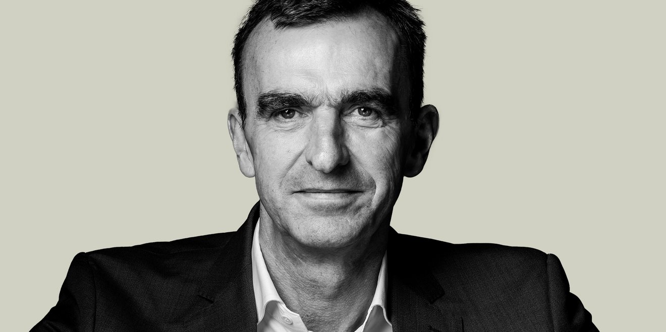 Black an white image of Dr. Christoph Seifert, new President of TAKRAF USA Inc.