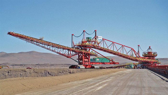 Spreader Antucoya in Chile