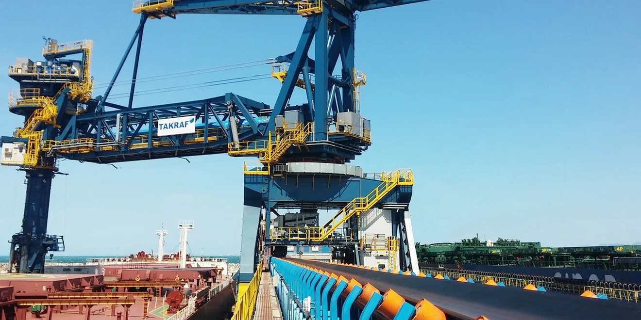  TAKRAF Ship Loader in Brazil.