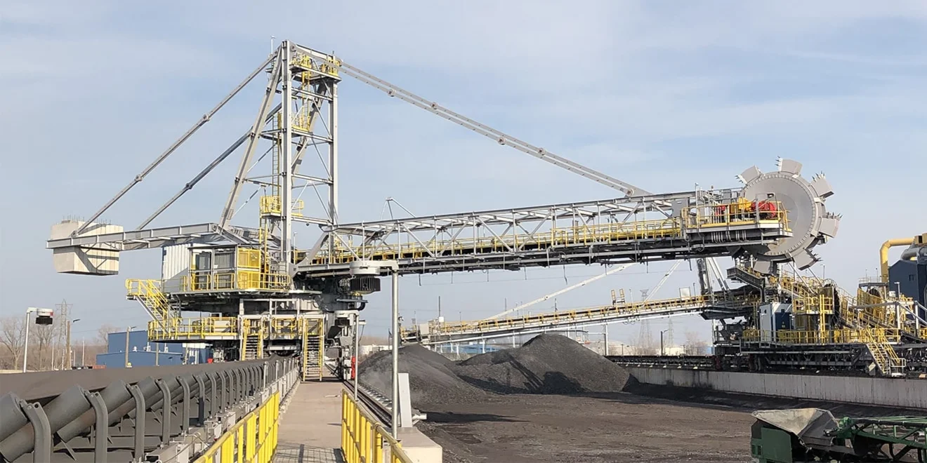 TAKRAF Bucket-Wheel Reclaimer in North America.