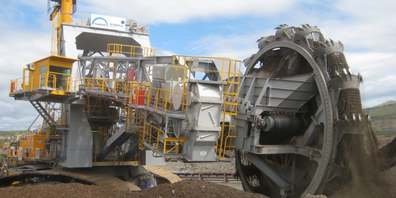 Bucket-wheel excavator SRs 1050 Brod Gneotino