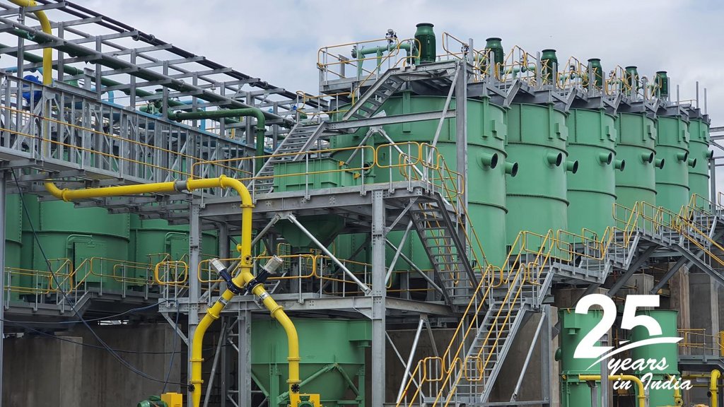 The picture shows DELKOR BQR Flotation Cells_with patented MAXGen mechanisms.
