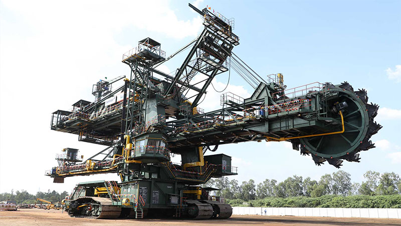 Bucket-Wheel Excavator in India - Neyveli 700 L BWE